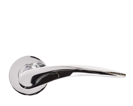 Excel Jigtech Vecta Polished Chrome Door Handles - JTC2020 (sold in pairs)