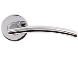 Excel Jigtech Sabre Polished Chrome Door Handles - JTF1005 (sold in pairs)