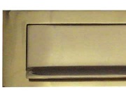 Frelan Hardware Gravity Letterplate (254mm x 76mm), Polished Brass - JV16PB