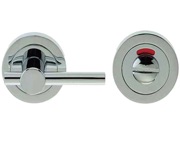 Frelan Hardware Easy Bathroom Turn & Release With Indicator (50mm x 10mm), Polished Chrome - JV2888PC