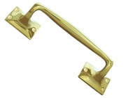 Frelan Hardware Pull Handle (152mm, 200mm, 250mm OR 305mm), Polished Brass - JV90