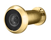 Frelan Hardware 180 Degree Door Viewer, Polished Brass - JV940PB