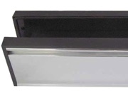 Frelan Hardware Telescopic PVCu Sleeved Letterplate (295mm x 71mm), Silver - JW80S