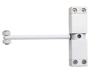 Frelan Hardware Surface Mounted Spring Arm Door Closer, White - JW901WH