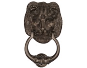 Heritage Brass Lion Head Door Knocker, Matt Bronze - K1210-MB