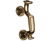 Heritage Brass Doctor Door Knocker, Polished Brass - K1300-PB