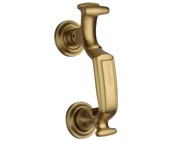 Heritage Brass Doctor Door Knocker, Satin Brass - K1300-SB