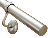 Rothley Baroque Handrail Kit (3 x 1.2 Metre), Brushed Silver - KBS3600B