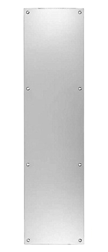 Kick Plate/Door Protection Brushed Stainless Steel Made in The UK 750x300 Without Holes