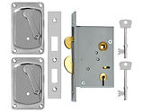 Willenhall LOCKS 3500 4 Lever Locking Hookbolt (3 INCH), Satin Chrome - L13638