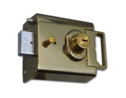 Banham L2000 Rimlock, Satin Brass - L15107