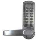 Codelocks CL600 Series Digital Lock With Tubular Latch, Stainless Steel - L17069