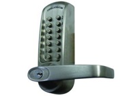 Codelocks CL600 Series Digital Lock With Mortice Lock & Cylinder, Stainless Steel - L17071