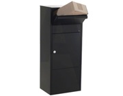 DAD Decayeux Parcel Drop Box Post Box (960mm x 390mm x 280mm), Black - L22433