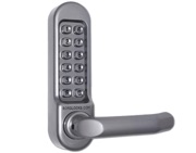 Borg Locks BL5001 Digital Lock With Inside Handle And 60mm Latch, Stainless Steel - L25194