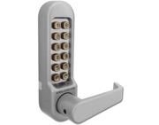 Borg Locks BL5401 Digital Lock With Inside Handle And 60mm Latch, Stainless Steel - L25197