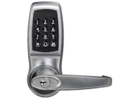Codelocks CL4510 Smart Lock - Manage Via Your Smartphone, Satin Stainless Steel - L27096