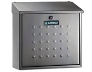 Arregui Premium Maxi Mailbox (120mm x 360mm x 100mm), Satin Stainless Steel - L27348