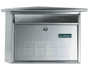 Arregui Premium Mailbox (275mm x 410mm x 80mm), Satin Stainless Steel - L27353