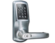 Codelocks CL5520 Smart Digital Lock With Mortice Lock & Cylinder, Brushed Steel - L27583