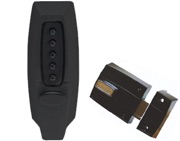 KABA 7100 Series 7106 Digital Lock Rim Deadlatch, Black - L5898