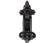 Carlisle Brass Ludlow Foundries Ornate Door Knocker, Black Antique - LF5591