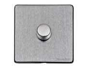 M Marcus Electrical Vintage 1 Gang Trailing Edge Dimmer Switch, Satin Chrome - X03.260.TED