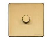 M Marcus Electrical Vintage 1 Gang Trailing Edge Dimmer Switch, Satin Brass - X44.260.TED