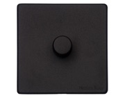 M Marcus Electrical Vintage 1 Gang Trailing Edge Dimmer Switch, Matt Black - XBK.260.TED