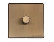 M Marcus Electrical Studio 1 Gang 2 Way Push On/Off Dimmer Switch, Antique Brass (250 OR 400 Watts) - Y91.260.250