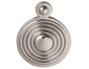 Carlisle Brass Queen Anne Reeded Covered Standard Profile Escutcheons, Polished Chrome - M1000CP