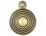 Carlisle Brass Queen Anne Reeded Covered Standard Profile Escutcheon, Florentine Bronze - M1000FB