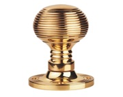 Carlisle Brass Manital Queen Anne Mortice Door Knob, Polished Brass - M1001 (sold in pairs)