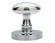 Carlisle Brass Manital Victorian Oval Mortice Door Knob, Polished Chrome - M34CP (sold in pairs)