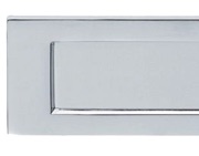 Carlisle Brass Plain Letter Plate (Multiple Sizes), Polished Chrome - M36CP