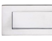 Carlisle Brass Plain Letter Plate (Multiple Sizes), Satin Chrome - M36SC