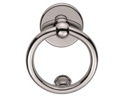 Carlisle Brass Ring Door Knocker, Polished Chrome - M37CP