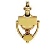 Carlisle Brass Victorian Urn Door Knocker (152.5mm OR 196mm), Polished Brass - M38B