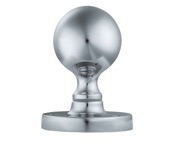 Carlisle Brass Manital Victorian Ball Mortice Door Knob, Polished Chrome - M48CP (sold in pairs)