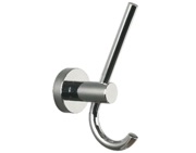 Prima Bond Collection Double Robe Hook, Polished Chrome - M8712C