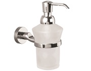 Prima Bond Collection Frosted Glass Liquid Soap Dispenser, Polished Chrome - M8734C
