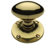 Heritage Brass Mayfair Mortice Door Knobs, Polished Brass - MAY960-PB (sold in pairs)