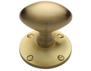 Heritage Brass Mayfair Mortice Door Knobs, Satin Brass - MAY960-SB (sold in pairs)