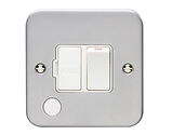 Carlisle Brass Eurolite Utility 13 Amp Switched Fuse Spur With Flex Outlet, Metal Clad - MCSWFFOW