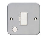 Carlisle Brass Eurolite Utility 13 Amp Un-Switched Fuse Spur With Flex Outlet, Metal Clad - MCUSWFFOW