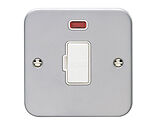 Carlisle Brass Eurolite Utility 13 Amp Un-Switched Fuse Spur With Neon, Metal Clad - MCUSWFNW