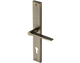Heritage Brass Gio Multi-Point Door Handles (Left OR Right Hand, 92mm C/C), Antique Brass - MP4189-AT (sold in pairs)