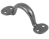 Stonebridge Penny End Pull Handles (102mm, 153mm OR 206mm Length), Armor Coat Forged Steel - NFS950
