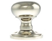 Atlantic Old English Harrogate Solid Brass Mushroom Mortice Knob, Polished Nickel - OE58MMKPN (sold in pairs)