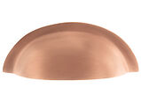 Atlantic Old English Winchester Solid Brass Cabinet Cup Pull On Concealed Fix (104mm Width), Urban Satin Copper - OEC1176USC